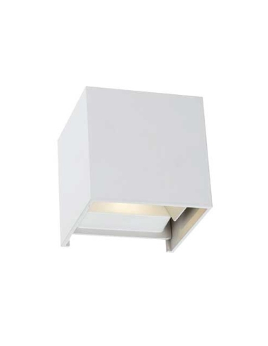 Flip Exterior Wall Lamp 5 watt LED Diameter 100mm Height 100mm Projection 100mm - White - 4000K/IP44/400Lm