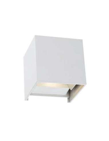Flip Wall Lamp 5 watt LED Diameter 100mm Height 100mm Projection 100mm - White - 4000K/IP44/400Lm