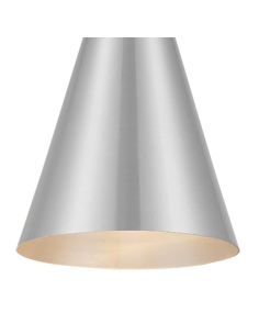 Telbix Flero Pendant Light 25w E27 max D302 - Tex Aluminium FLERO PE30-ALB 2