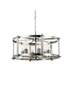 Finley 6 Light Pendant 6x25 watt E27 Height 260mm Width FINLEY PE60-NK