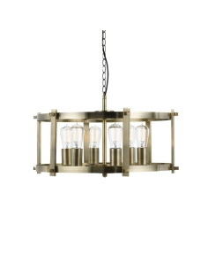 Finley 6 Light Pendant 6x25 watt E27 Height 260mm Width FINLEY PE60-AB