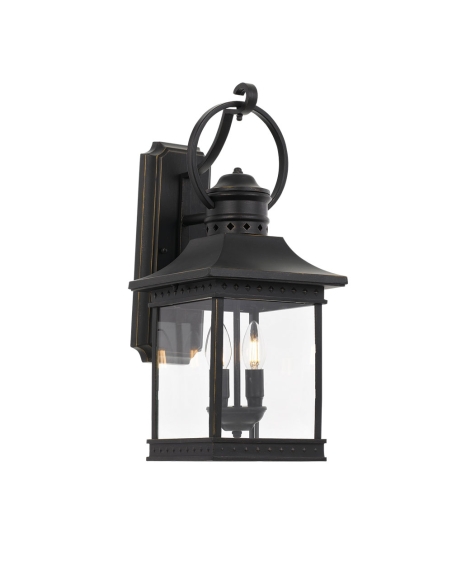 FERGUS EX-BK - FERGUS EXTERIOR WALL LIGHT - BLACK