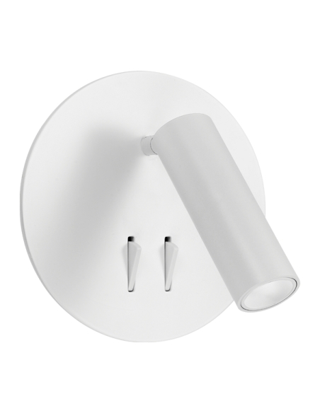 Esra Wall Lamp 1x3 watt 2 switch Diameter 140mm ESRA WB-WH