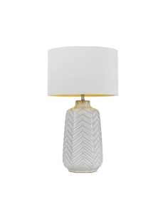 Esmo Table Lamp 40 watt max E27 Height 660mm Width 380mm - ESMO TL-WHWH