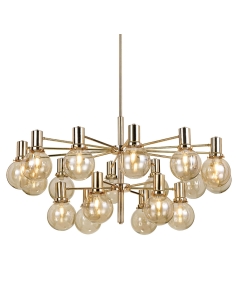 Escoda 18 Light Pendant 18x25 watt Width 880mm Cable 2.0m - ESCODA PE18-GD