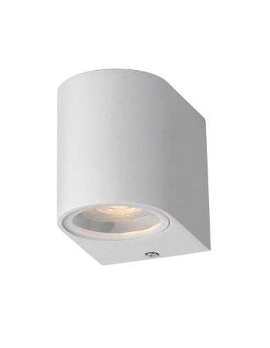 Eos Exterior Wall Lamp 5 watt GU10 max Height 81mm Diameter 68mm - White - globe not included