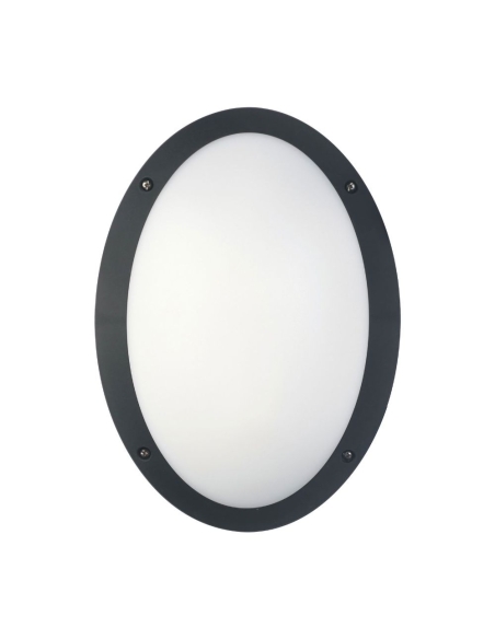 BULK3 - BULK Oval LED Exterior Bulkhead Lights IP66 IK10 - Black