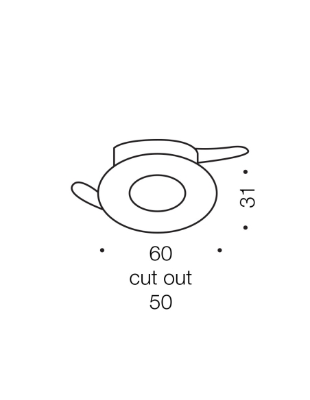 DURO 3R-WH83 - DURO ROUND STAIR/DOWN LIGHT WHITEDURO 3R-WH83