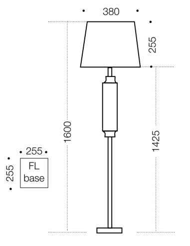DORCEL FL-NKCL - DORCEL FLOORLAMPDORCEL FL-NKCL