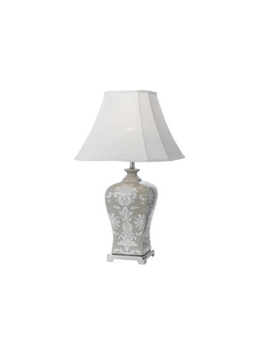 Dono 35 Table Lamp 45 watt max Height 575mm Width 35mm - Grey/White