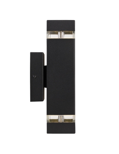 DIXON EX2-BK - DIXON 2 EXTERIOR WALL LIGHT - BLACKDIXON EX2-BK