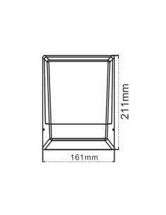 Bulkhead 12W Rectangular Letter Box Light White / Warm BULK9 2