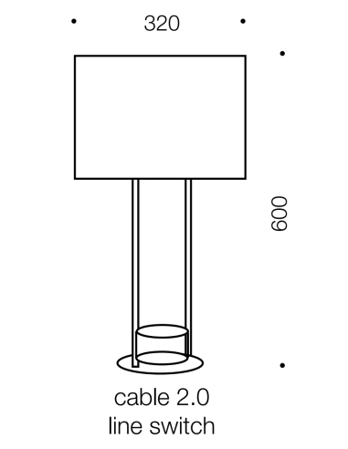 DESIRE TL-BKBK - DESIRE TABLE LAMP - BLACKDESIRE TL-BKBK