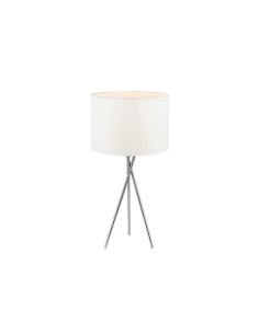 Denise Table Lamp 40 watt E27 max. Height 650mm Width 320mm DENISE TL-CH+WH