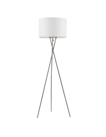 DENISE FL-CHWH - DENISE FLOOR LAMP - WHITE