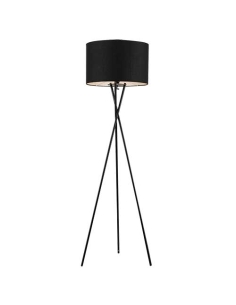 Denise Floor Lamp 60 watt E27max. Dia.450mm Height 1600mm - DENISE FL-BKBK