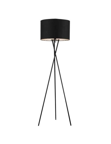Denise Floor Lamp 60 watt E27max. Dia.450mm Height 1600mm - Black/Black