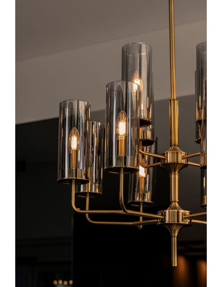 DECARO PE84-GD - DECARO 12 LIGHTS PENDANT - GOLDDECARO PE84-GD