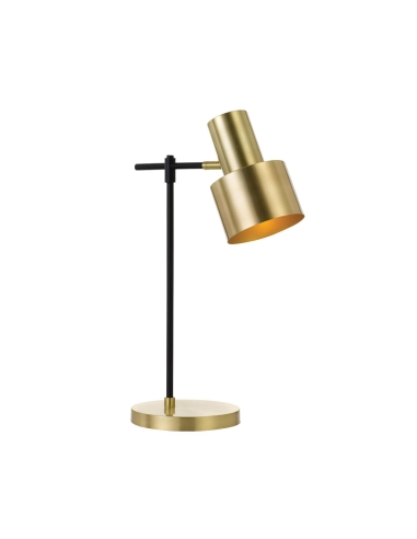 Croset Table Lamp 40 watt E27max Diameter 150mm Height 500mm Cable 2.0m line switch - Black/Gold