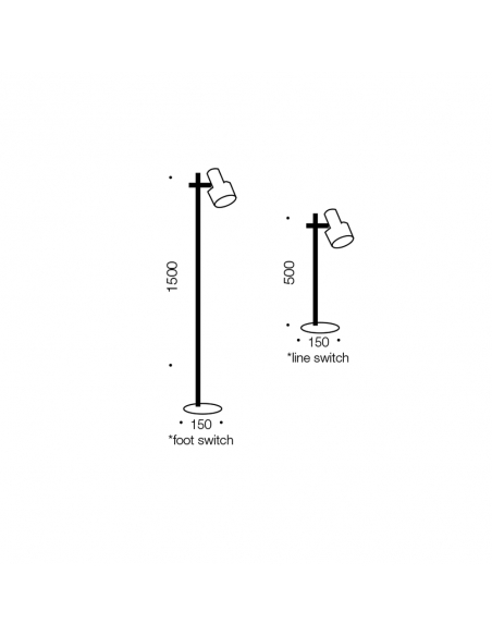 CROSET FL-GD - CROSET FLOOR LAMP - GOLDCROSET FL-GD