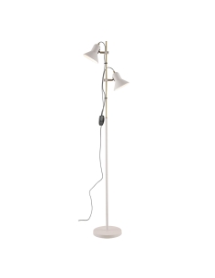 Telbix Corelli 2 Light Floor Lamp 2x6 watt GU10 max Height CORELLI FL2-WHAB