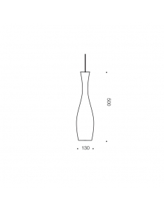 Telbix Conie 1 Pendant 25 watt E27max Diameter 130mm Height CONIE PE-BKGD 2
