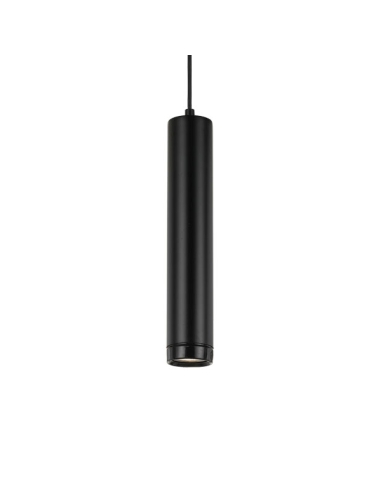 Condo LED Pendant 4 watt GU10S4 Non-dimmable Diameter 60mm Height 320mm Cable 1.5m - Black/Black - 4000k/350Lm