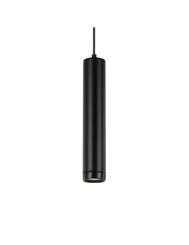 Telbix Condo LED Pendant 4 watt GU10S4 Non-dimmable Diameter 60mm Height 320mm Cable 1.5m - Black/Black - 4000k/350Lm