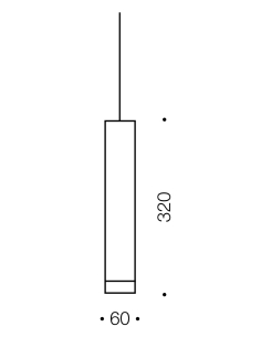 Telbix Condo LED Pendant 4 watt GU10S4 Non-dimmable CONDO PE-BK 2