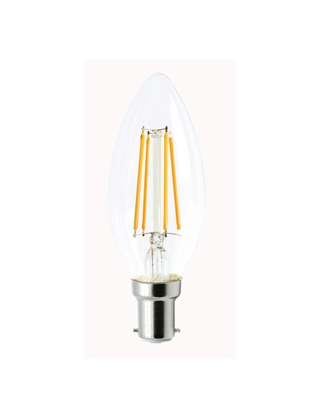 CF42DIM - Candle LED Filament Dimmable Globes Clear Diffuser (4W)