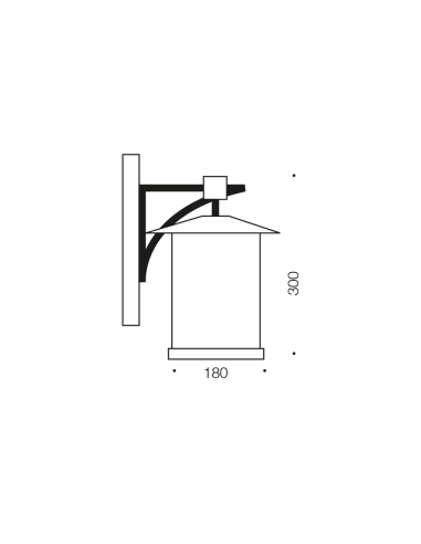COBY EX15-BK - COBY 15 SOLID BRASS EXTERIOR WALL COBY EX15-BK