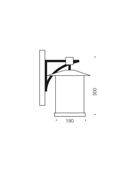 COBY EX15-BK - COBY 15 SOLID BRASS EXTERIOR WALL COBY EX15-BK