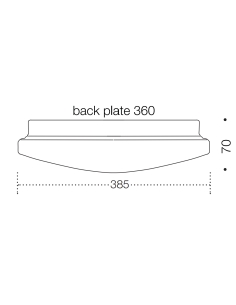 Telbix Cassia Satin 28W 240V 2400Lm Oyster Non-dimmable CASSIA OY385-3C 2