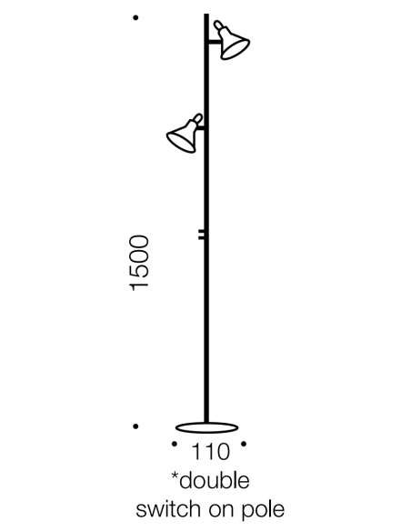 CARSON FL-NK - CARSON FLOOR LAMPCARSON FL-NK