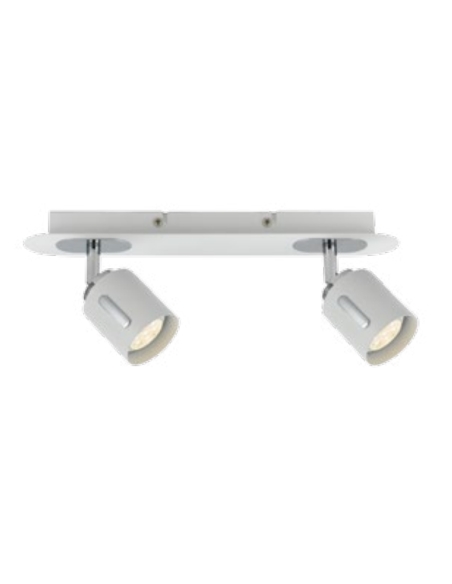 BURTON SP2B-WH - BURTON 2*6W LED 2 BAR SPOT - WHITE