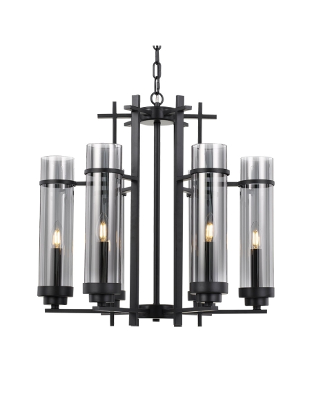 BURGESS PE06-BK - BURGESS 6LT PENDANT - BLACK