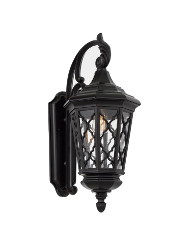 BRINLEY EX35-BK - BRINLEY 35 EXTERIOR WALL LIGHT - BLACK