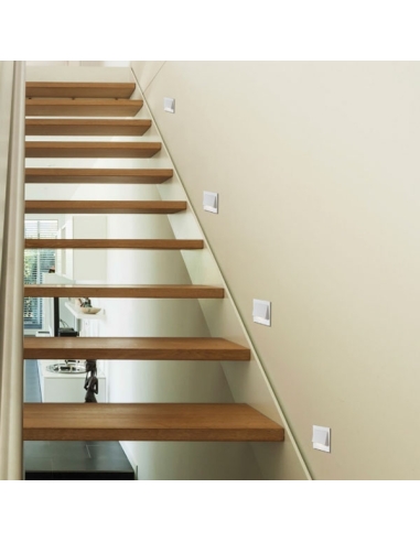 BREA 3-WH83 - BREA SQUARE STAIR LIGHT WHITEBREA 3-WH83
