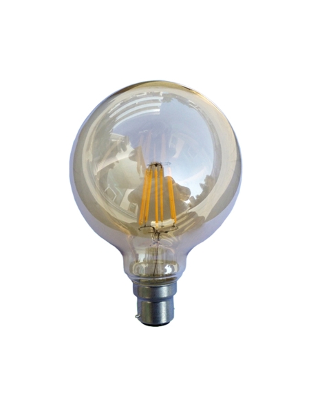 CF3A - G125 LED Filament Globes (6W) - Vintage Colour Glass Power Factor: ≥0.4 Ambient Temperature: -20 To 50°C Not Suitable ...