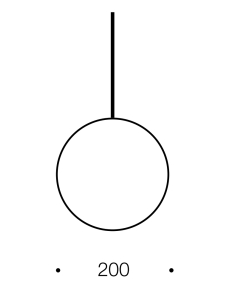 Telbix Bondi Black/Smoke 25W E27 Pendant Light - BONDI BONDI PE20-SM 2
