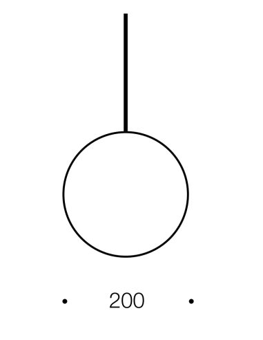 BONDI PE20-SM - BONDI 20 PENDANT - SmokeBONDI PE20-SM