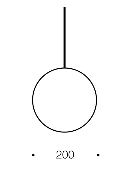 BONDI PE20-SM - BONDI 20 PENDANT - SmokeBONDI PE20-SM