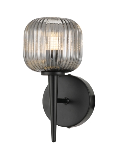 Telbix Bobo Black & Smoke 3W G9 3000K Luxury Wall Lamp - BOBO WB1-BKSM 2