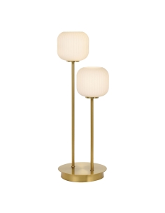 Telbix Bobo Antique Gold & Opal Matt 3000K Luxury Table BOBO TL2-AGOM