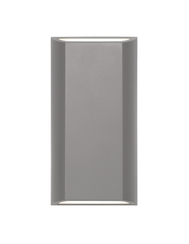 BLOC EX8-SL3C - BLOC LED 8W UP-DOWN WALL LIGHT - SILVER
