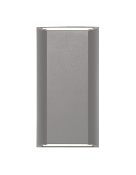 BLOC EX8-SL3C - BLOC LED 8W UP-DOWN WALL LIGHT - SILVER