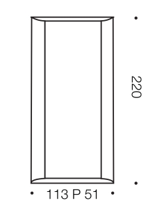 Telbix Bloc Black LED Up-Down Wall Lamp Non-dimmable - BLOC BLOC EX8-BK3C 2
