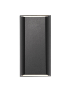 Telbix Bloc Black LED Up-Down Wall Lamp Non-dimmable - BLOC BLOC EX8-BK3C