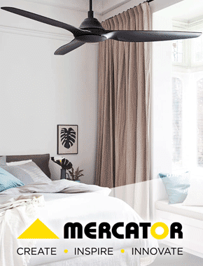 The Mercator Range of Ceiling Fans