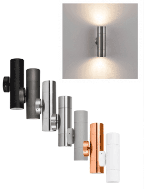 Wall Pillar Dual Directional LED in Various Colours to Suit Home